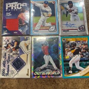 30-Card Baseball Auto, Relic & Numbered Lot – Bryant, Machado, Stanton, Bader